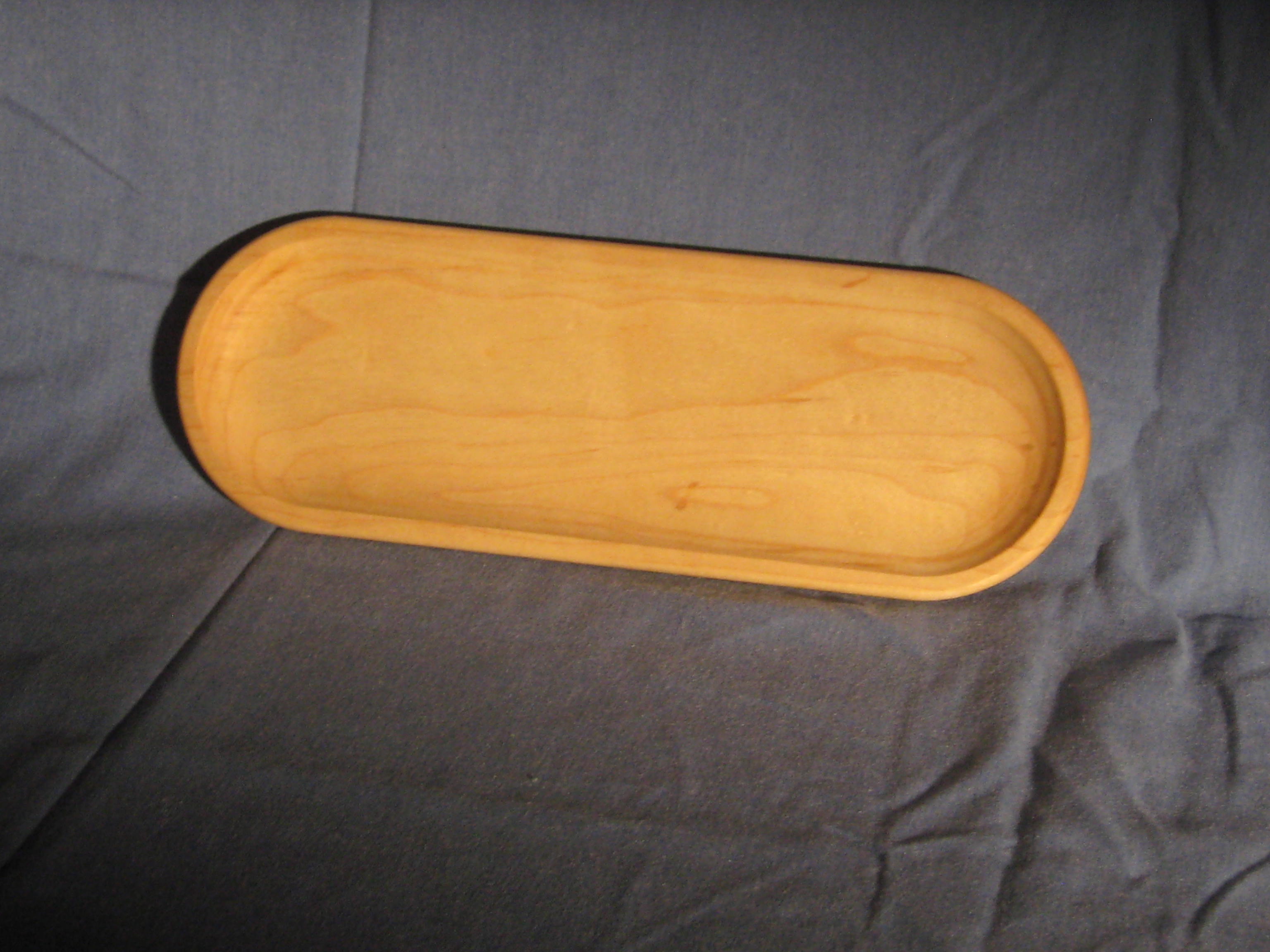 APPETIZER TRAY MEDIUM with oil finish - Click Image to Close